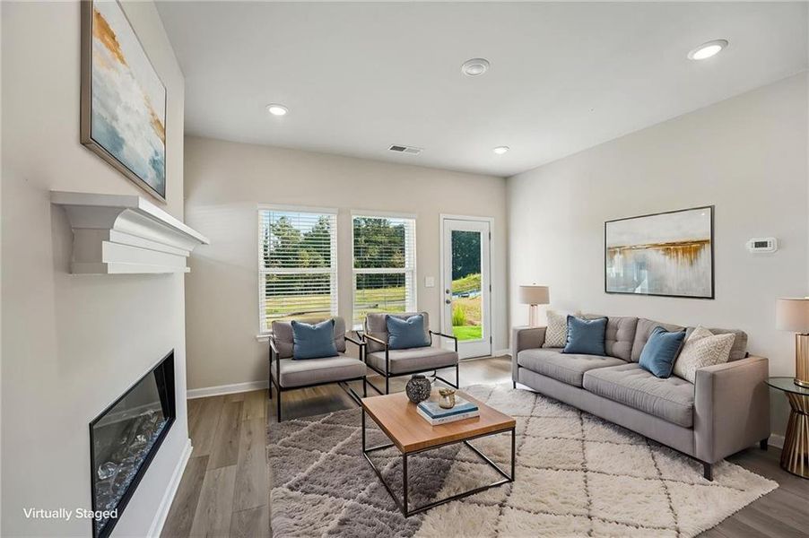 Furnished interior view inside a new home in Hemingway - Reserve Series, Cumming (Image 19).