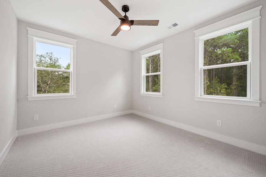 Spacious, unfurnished interior of a new home in Ferryboat Landing, Charleston (Image 27). Spacious, unfurnished interior of a new home in Ferryboat Landing, Charleston (Image 27).