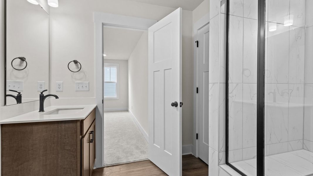 Representative furnished interior of a home built from the Beramont by DRB Homes in Harrier Point, Woodruff (Image 11). Representative furnished interior of a home built from the Beramont by DRB Homes in Harrier Point, Woodruff (Image 11).