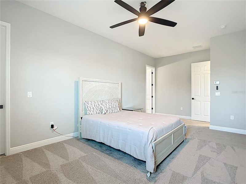 Furnished interior view inside a new home in Hampton Lakes, Sarasota (Image 45). Furnished interior view inside a new home in Hampton Lakes, Sarasota (Image 45).