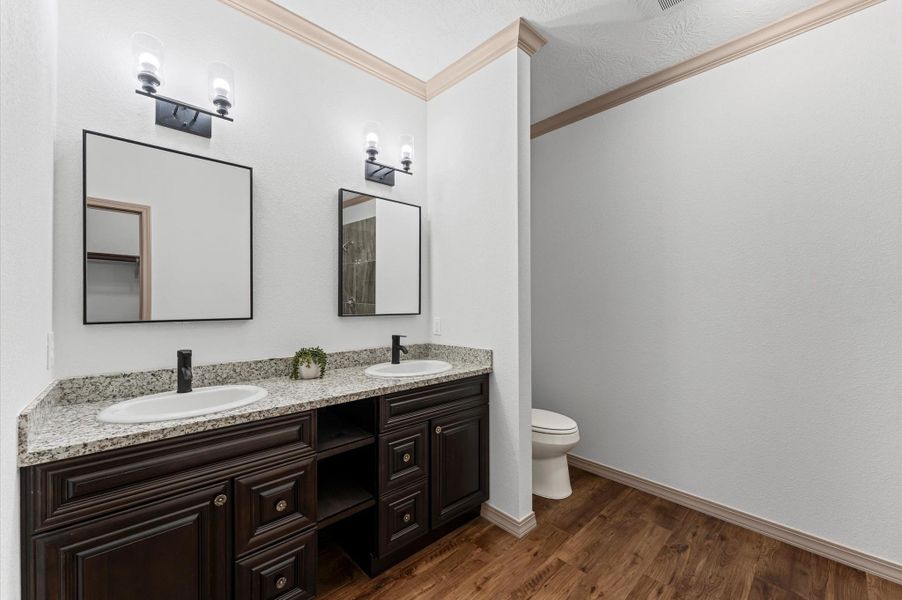 Furnished interior view inside a new home in , Huffman (Image 12).