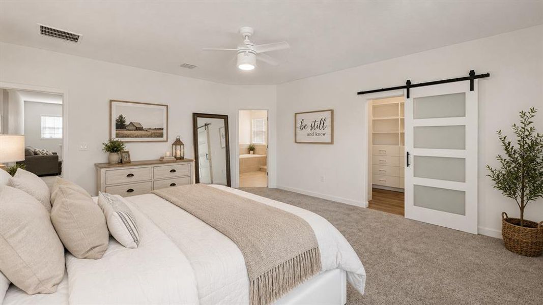 Furnished interior view inside a new home in , Davenport (Image 17).