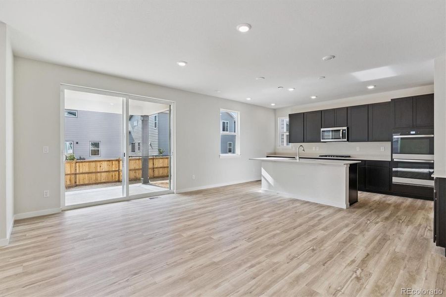 Spacious, unfurnished interior of a new home in Floret Collection at Parkdale Commons, Lafayette (Image 21).