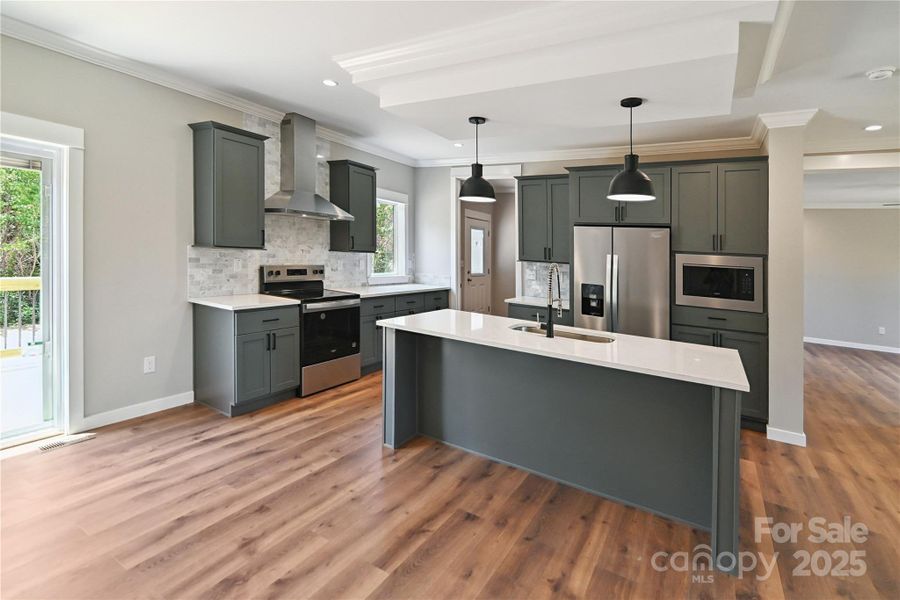 Furnished interior view inside a new home in , Morganton (Image 6).