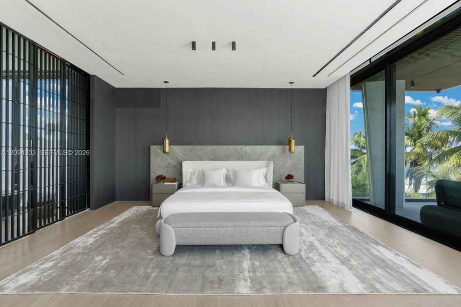 Furnished interior view inside a new home in , Miami Beach (Image 16).