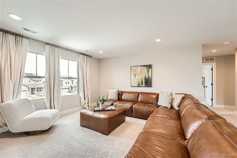 Furnished interior view inside a new home in Morgan Hill, Erie (Image 6).