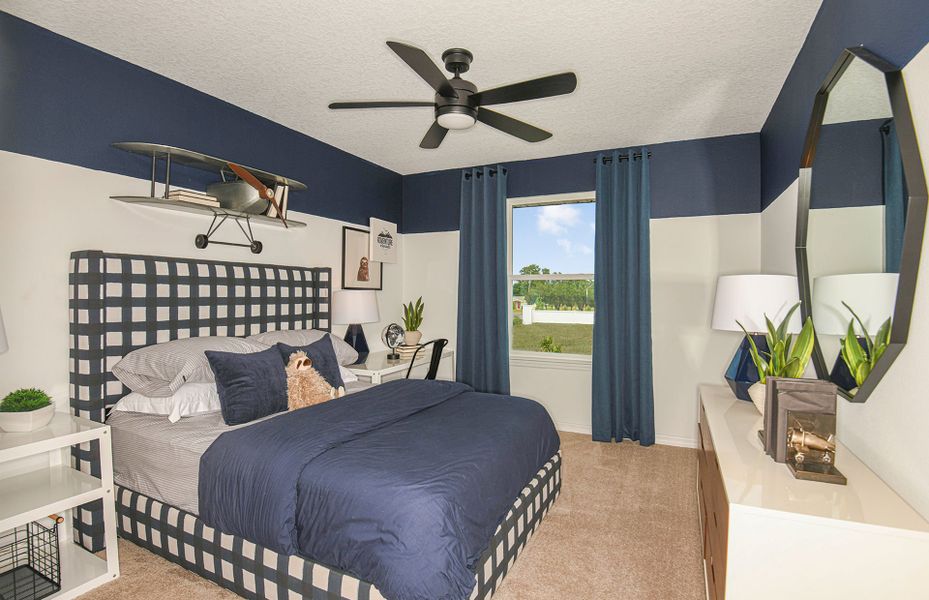 Furnished interior view inside a new home in Longmeadow at North River Ranch, Parrish (Image 13). Furnished interior view inside a new home in Longmeadow at North River Ranch, Parrish (Image 13).