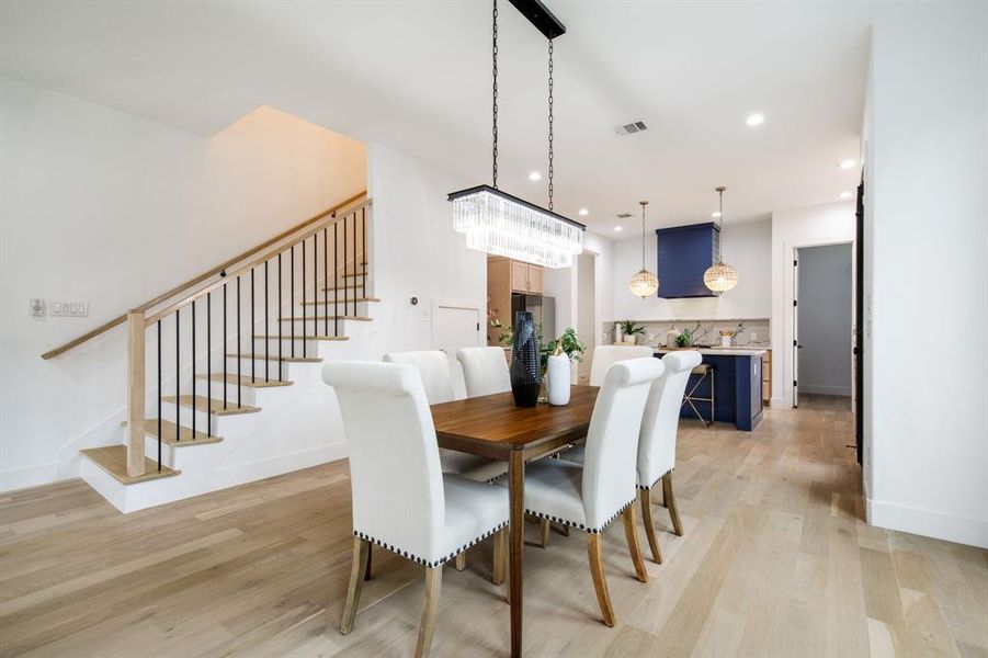 Furnished interior view inside a new home in , Dallas (Image 14).