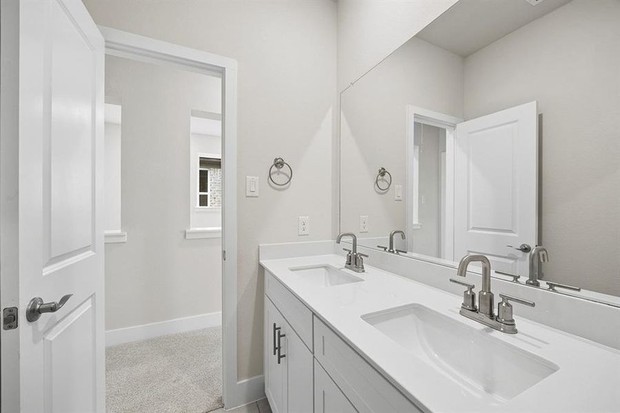 Furnished interior view inside a new home in Lexington Frisco, Frisco (Image 11).