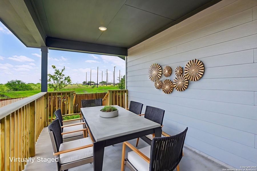 Furnished interior view inside a new home in Catalina, Converse (Image 8).
