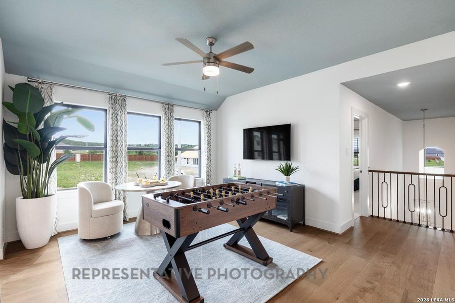 Furnished interior view inside a new home in Davis Ranch, San Antonio (Image 26).