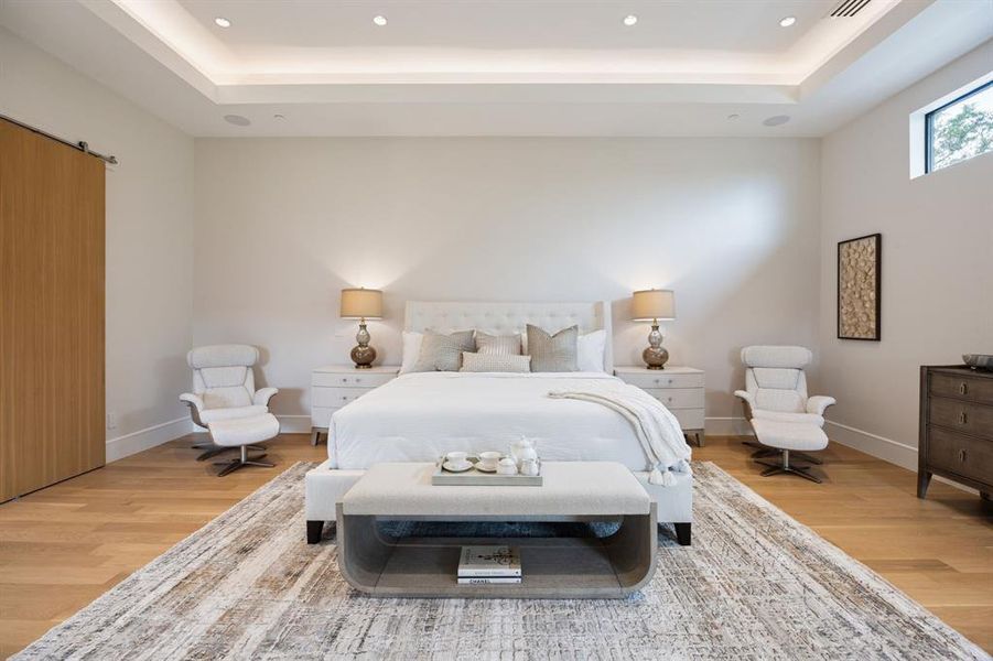 Furnished interior view inside a new home in Avadene at Las Colinas, Irving (Image 26).