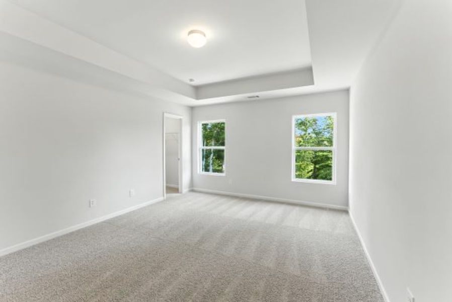 Representative unfurnished interior of a home built from the Brentwood by Piedmont Residential in Falls Creek, Flowery Branch (Image 34).