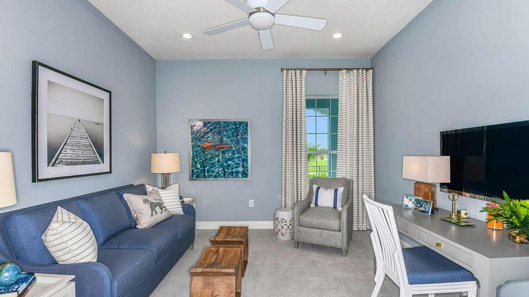Furnished interior view inside a new home in Grand Palm Real Estate and Homes for Sale in Venice, FL - Neal Communities, Venice (Image 14). Furnished interior view inside a new home in Grand Palm Real Estate and Homes for Sale in Venice, FL - Neal Communities, Venice (Image 14).