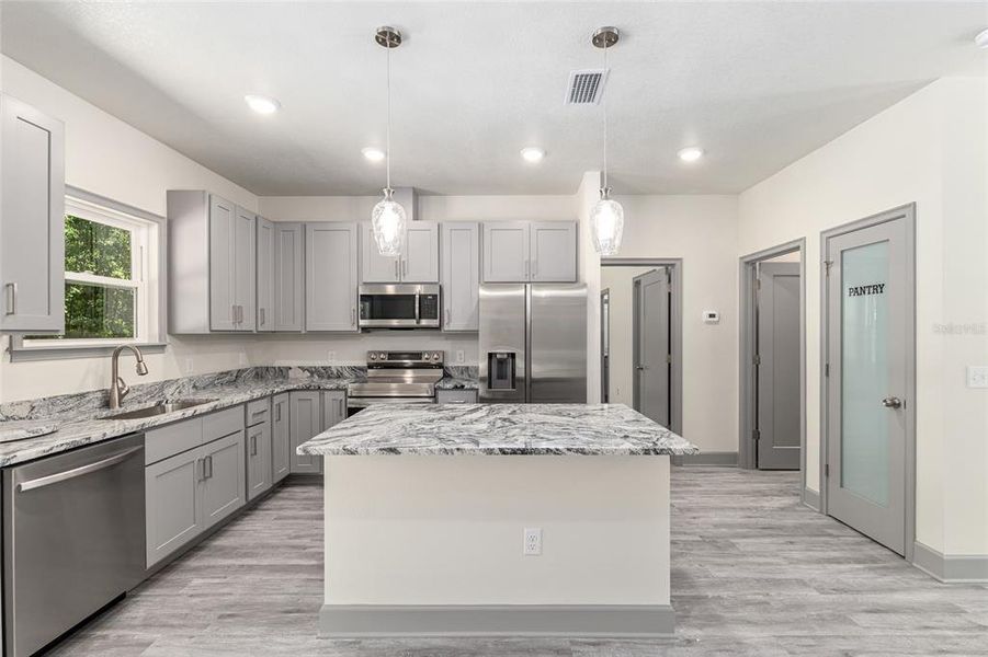 Furnished interior view inside a new home in , Fort White (Image 19).