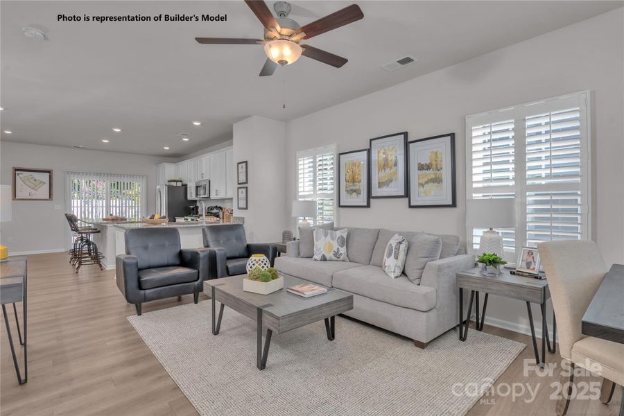 Sierra Ridge- Magnolia Open Living Room