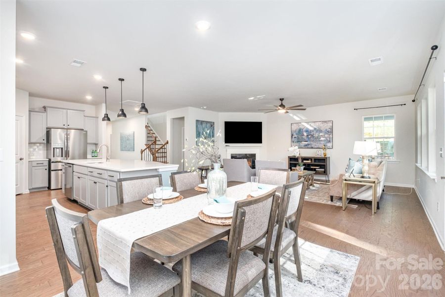 Furnished interior view inside a new home in , Charlotte (Image 34).