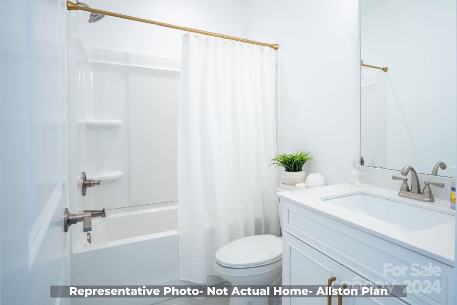 Optional full bath off Lower Level Rec Room-Allston Plan