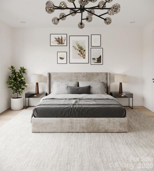 Furnished interior view inside a new home in , Arden (Image 10).