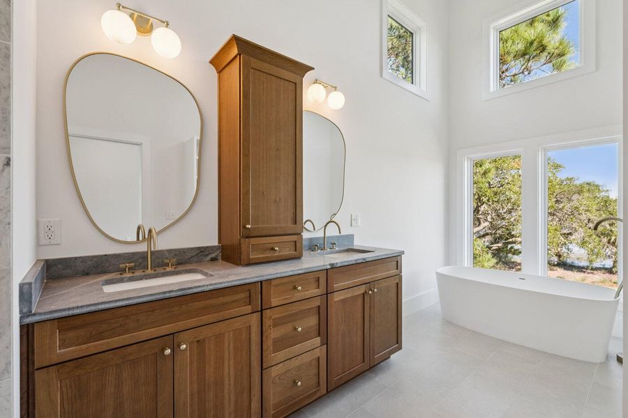 Furnished interior view inside a new home in , Charleston (Image 10).