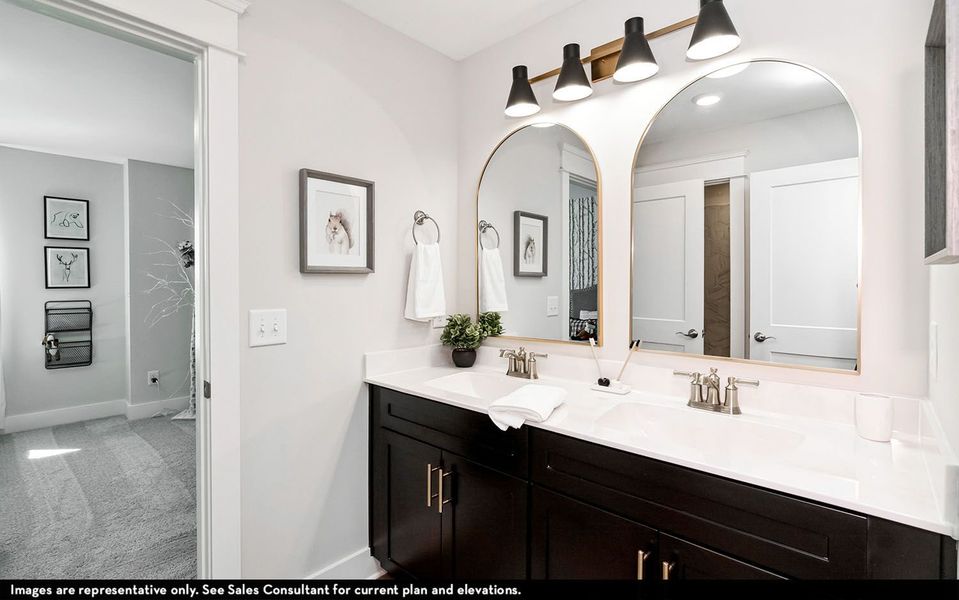 Furnished interior view inside a new home in Aden Woods, Fairview (Image 51). Furnished interior view inside a new home in Aden Woods, Fairview (Image 51).