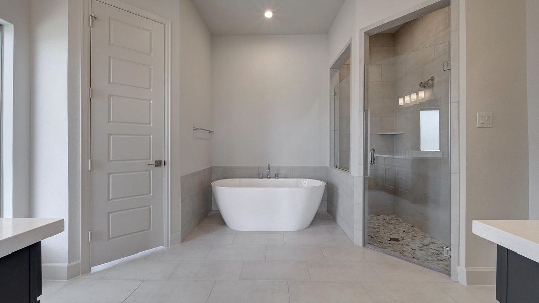 Furnished interior view inside a new home in Esperanza 60', Boerne (Image 8). Furnished interior view inside a new home in Esperanza 60', Boerne (Image 8).