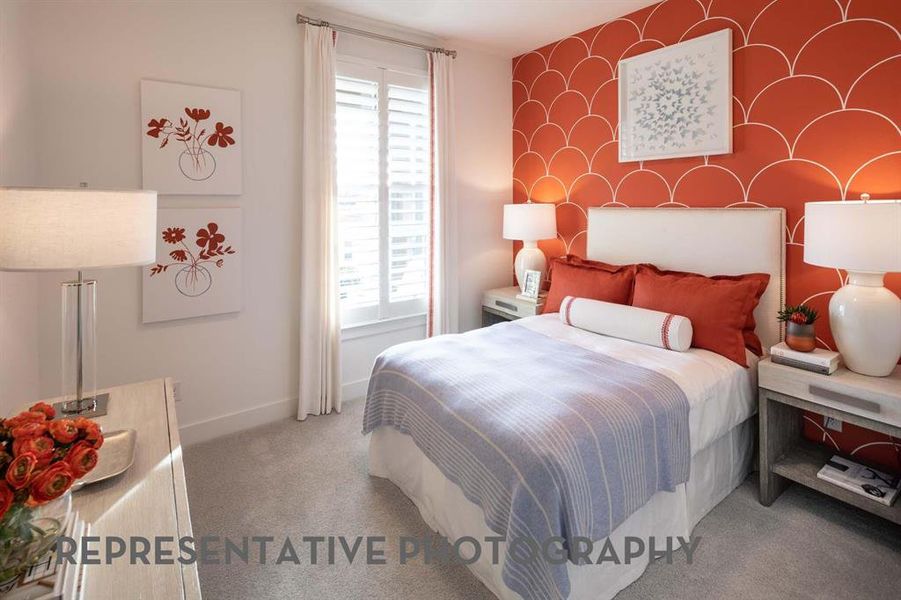 Furnished interior view inside a new home in Wildflower Ranch, Dish (Image 8).