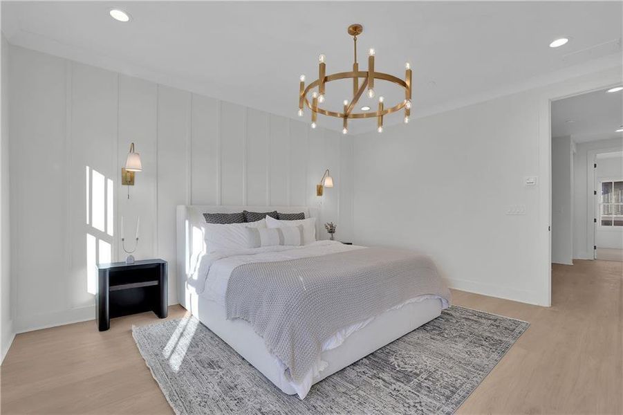 Furnished interior view inside a new home in Skyview On Broad, Sugar Hill (Image 18).