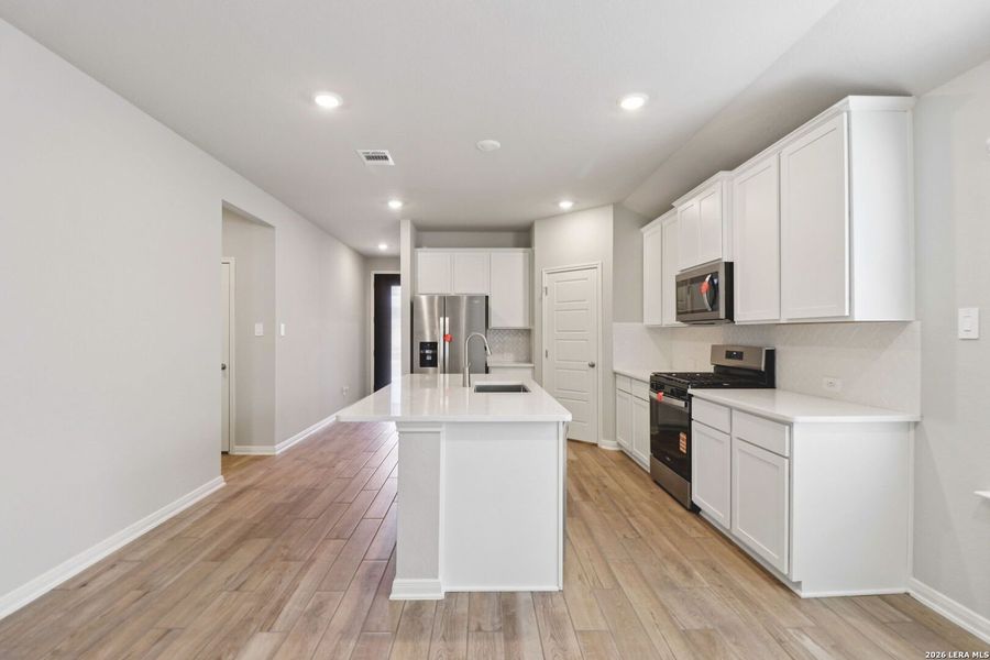 Furnished interior view inside a new home in Scenic Crest - Premier Series, Boerne (Image 8).