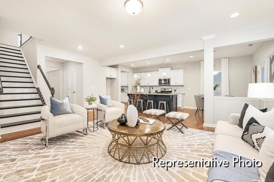 Furnished interior view inside a new home in , Ridgeville (Image 30).
