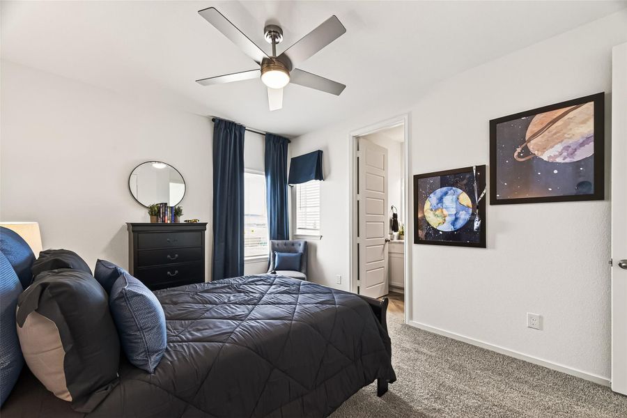 Furnished interior view inside a new home in Rates starting as low as, Iowa Colony (Image 30).