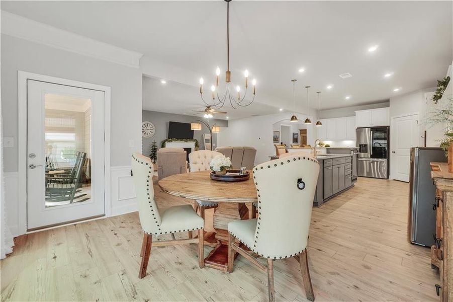Furnished interior view inside a new home in , Griffin (Image 43).