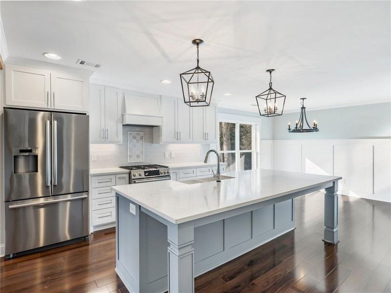 Furnished interior view inside a new home in , Buford (Image 18).