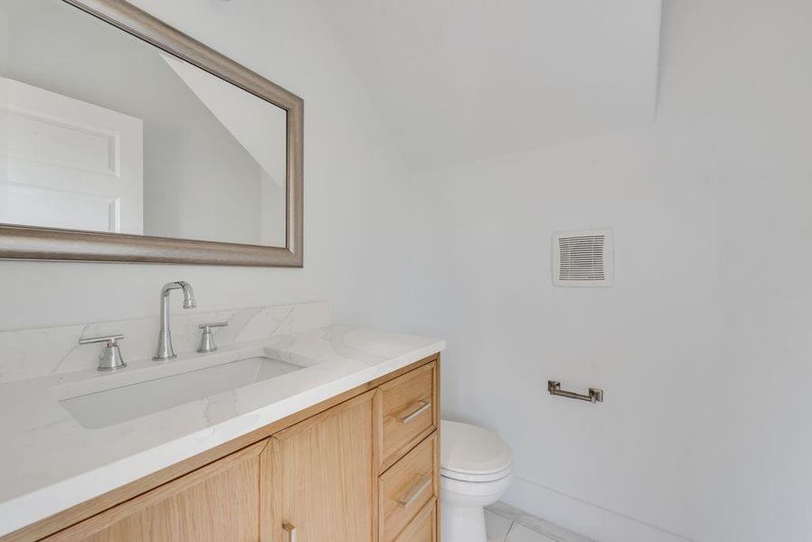 Close-up of interior finishes inside a home in , Dallas (Image 9).