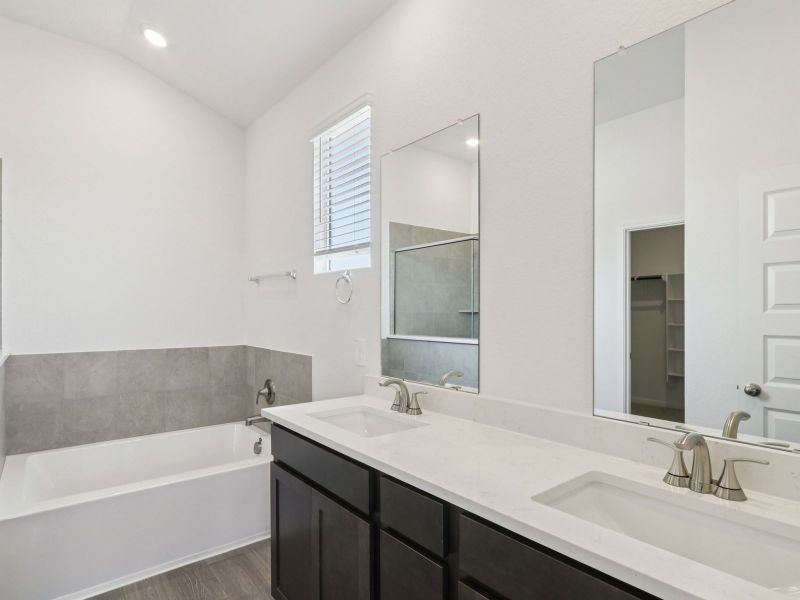 Furnished interior view inside a new home in Prairie Winds - Executive Collection, Hutto (Image 5).