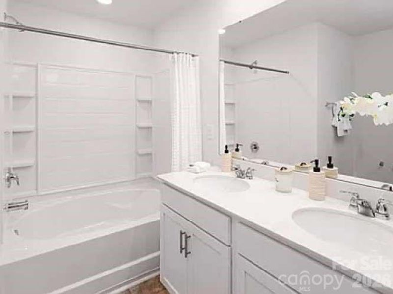 Furnished interior view inside a new home in Secrest Commons, Monroe (Image 22). Furnished interior view inside a new home in Secrest Commons, Monroe (Image 22).