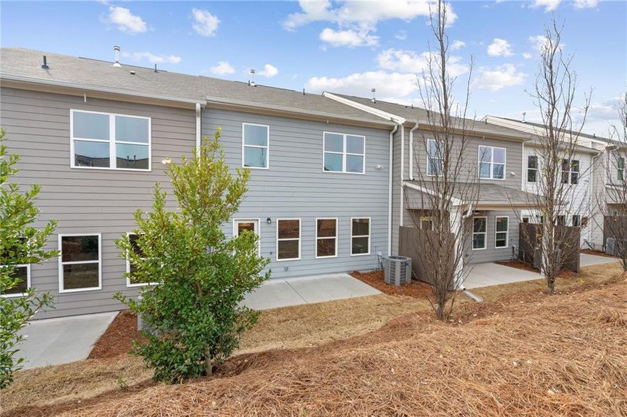 Exterior details and patio area of a home in Cherokee Township, Acworth (Image 19).