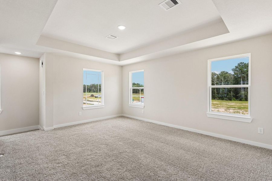 Spacious, unfurnished interior of a new home in Granger Pines, Conroe (Image 26). Spacious, unfurnished interior of a new home in Granger Pines, Conroe (Image 26).