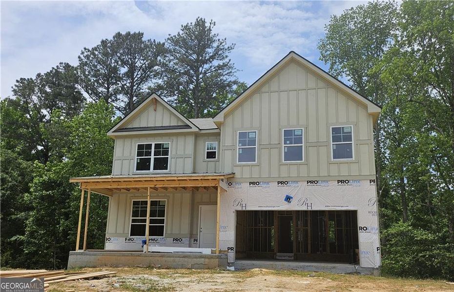 In-progress construction of a new home in Whisper Creek, Atlanta, GA (Image 20).