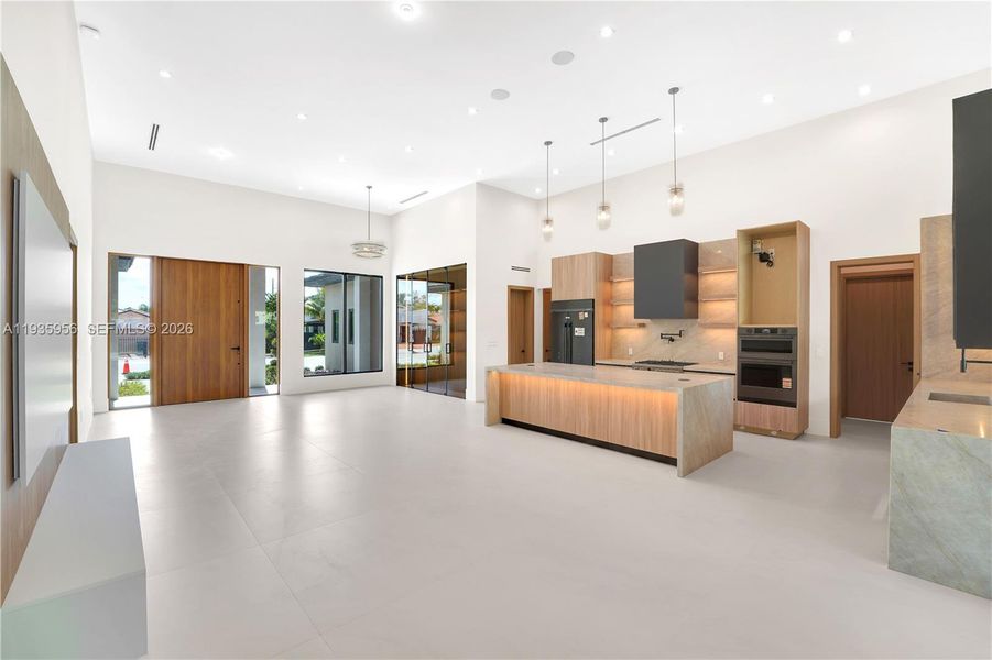 Furnished interior view inside a new home in , Miami (Image 9).