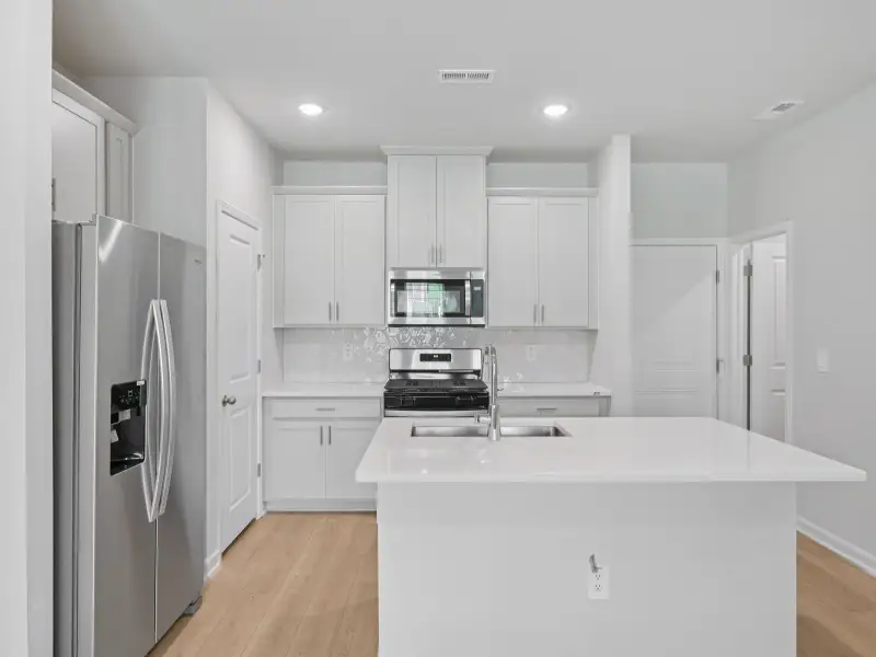 Furnished interior view inside a new home in The Rows at Buffaloe Reserve, Raleigh (Image 3).