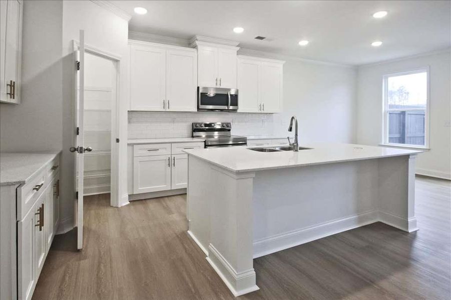 Furnished interior view inside a new home in Porter Reserve, Decatur (Image 7). Furnished interior view inside a new home in Porter Reserve, Decatur (Image 7).