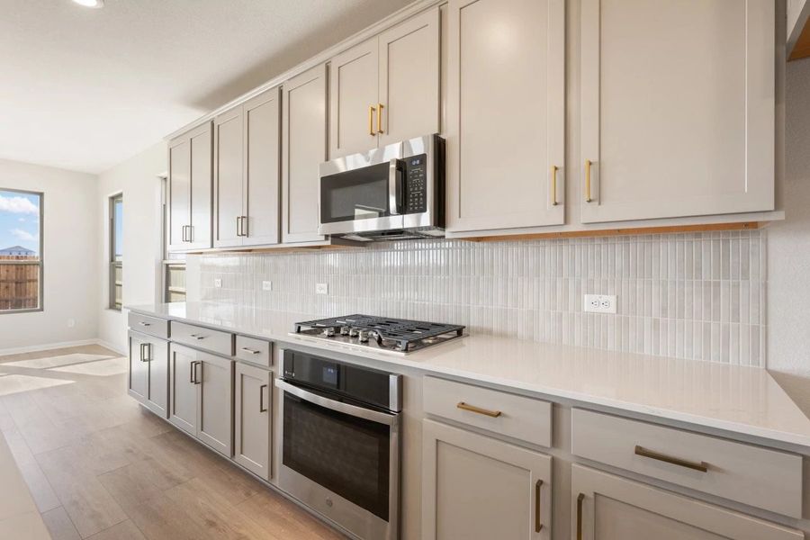 Furnished interior view inside a new home in Willow Springs, Buda (Image 14).