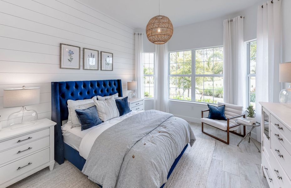 Secondary bedroom located in the front of the home Secondary bedroom located in the front of the home