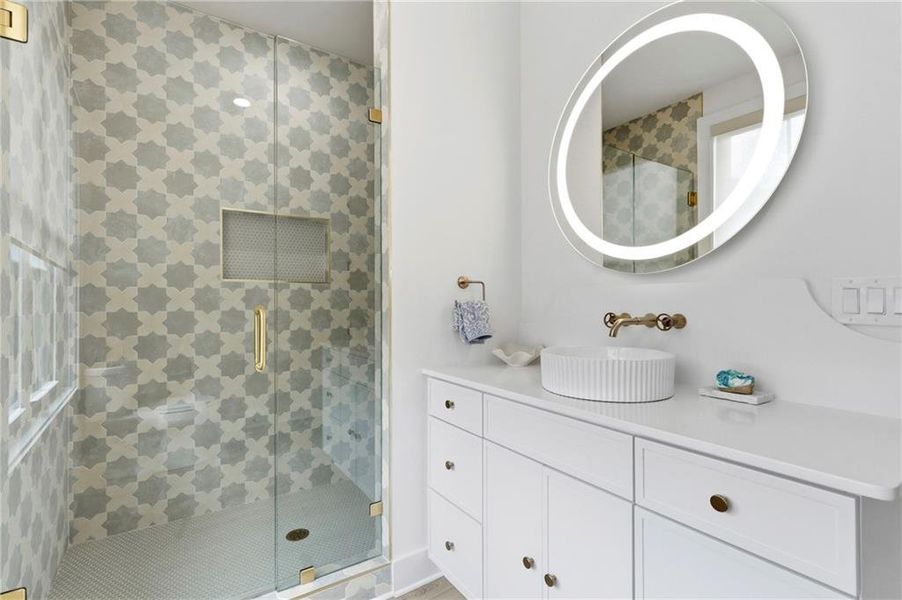 Furnished interior view inside a new home in , Dacula (Image 37).