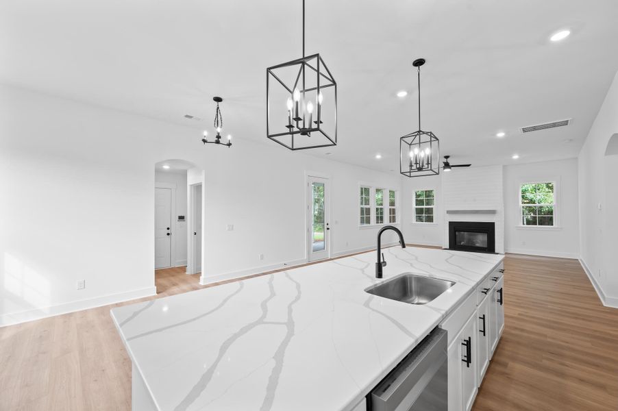 Furnished interior in a model home at Johns Island Homes in Johns Island (Image 7).