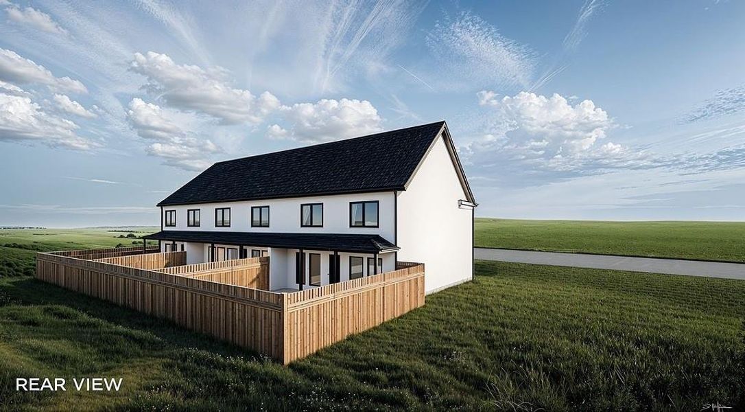 Exterior details and patio area of a home in , Brenham (Image 15).