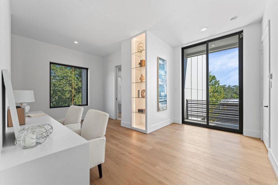 Furnished interior view inside a new home in , Houston (Image 28).
