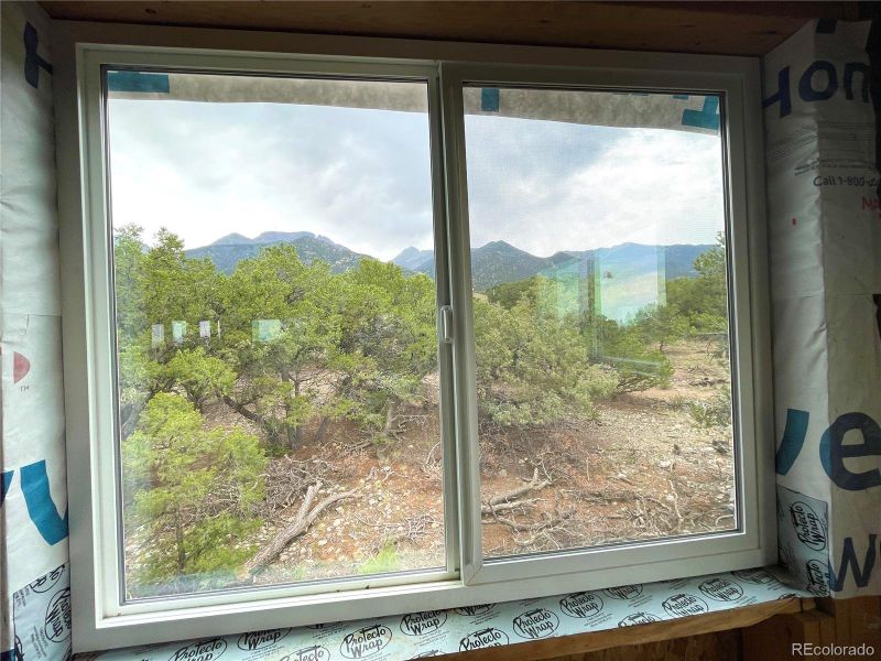 View from upstairs bedroom