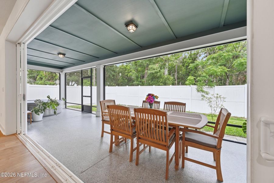Exterior details and patio area of a home in , Jacksonville (Image 33).